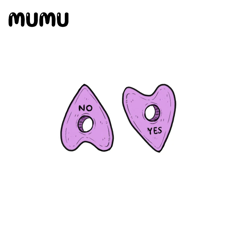 2021 New Ouija Board Stud Earring Epoxy Jewelry Resin Acrylic Earrings Handmade Gifts Men