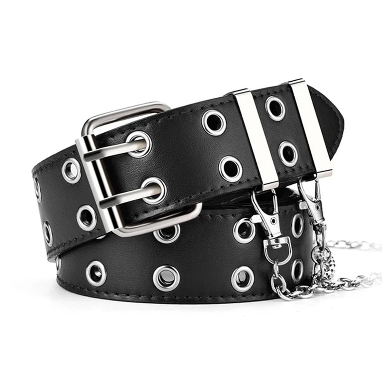 Unisex Jeans Belt Punk Gothic Belts for Women Men Waist Corset Cinturon Mujer Chain Ketting Riem High Quality Cummerbunds Cintos