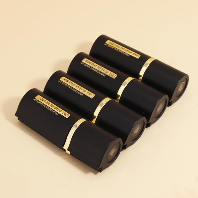 2Pcs Ultra-Pigmented Black Eyeliner – Delineador De Ojos for Bold, Goth-Inspired Looks, Waterproof & Smudge-Proof Formula, Long-Lasting & Intense Color for Dramatic and Smoky Eyes Makeup