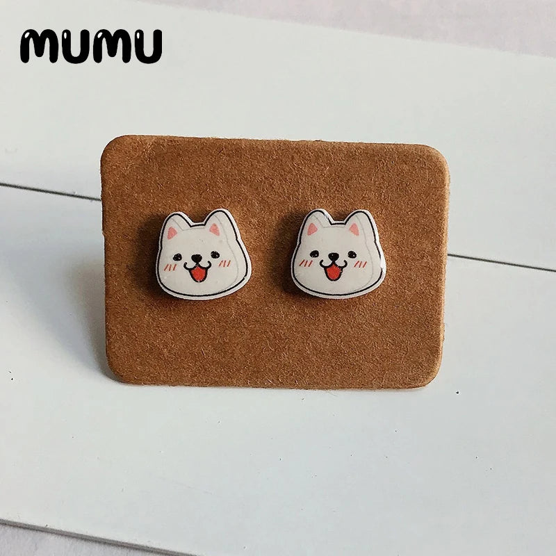 2021 New Ouija Board Stud Earring Epoxy Jewelry Resin Acrylic Earrings Handmade Gifts Men