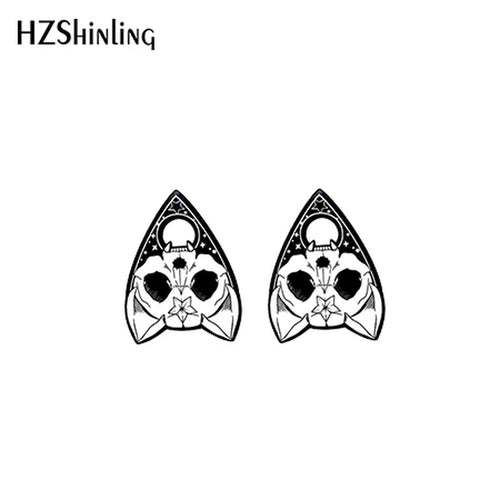 2021 Heat Acrylic Ouija Planchette Cartoon Stud Earrings Resin Epoxy Earrings Jewelry