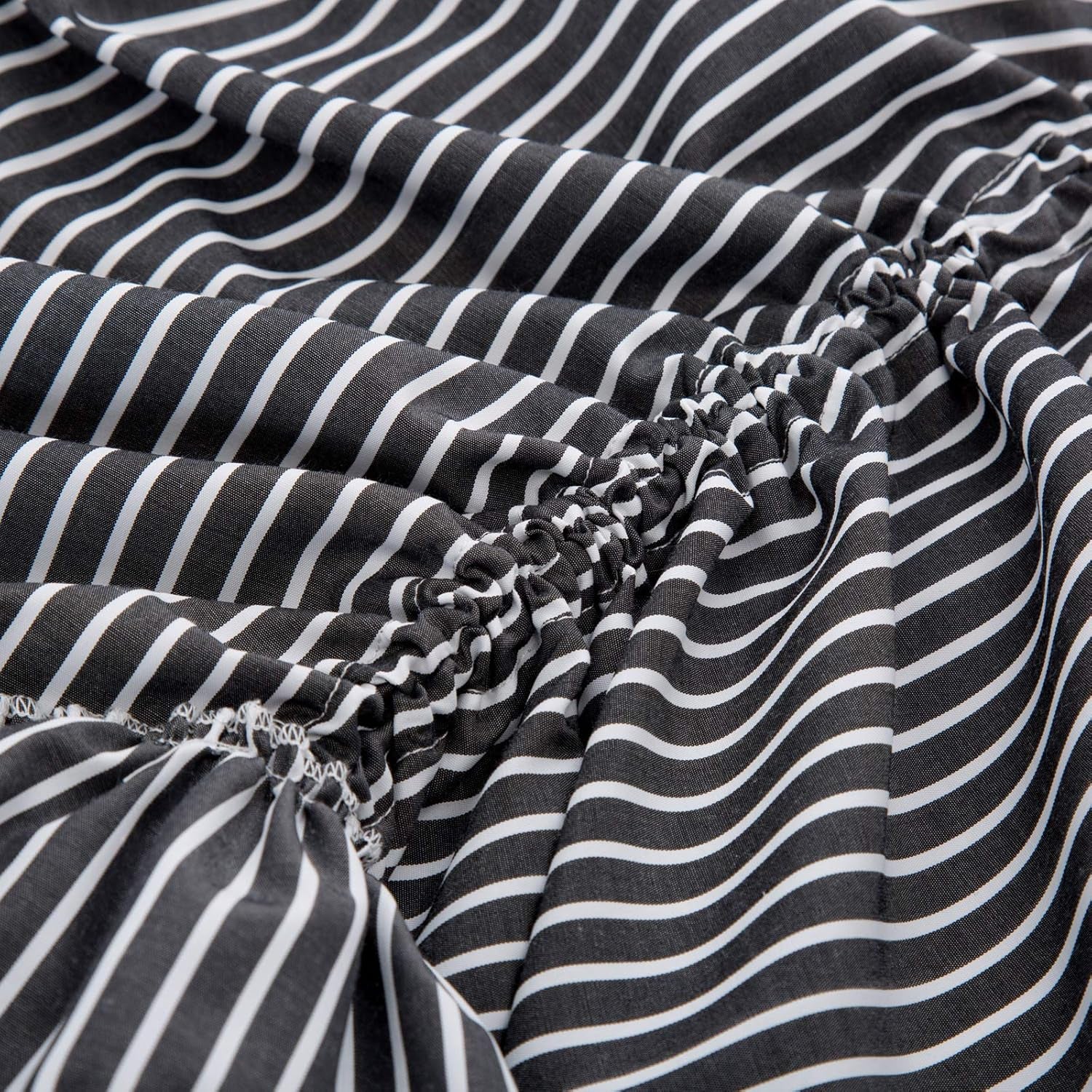 Women'S Vintage Stripes Gothic Victorian Skirt Renaissance Style Falda
