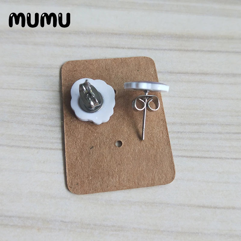 2021 New Ouija Board Stud Earring Epoxy Jewelry Resin Acrylic Earrings Handmade Gifts Men